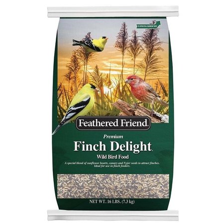 FEATHERED FRIEND FINCH DELIGHT Series Wild Bird Food, Premium, 16 lb Bag 14177